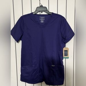 Scrub top by Cherokee Revolutions NWT size med in purple